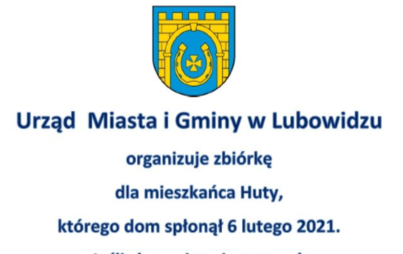 Zdjęcie do Zbi&oacute;rka dla mieszkańca Huty