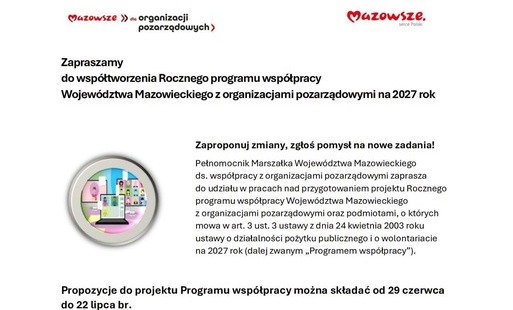 Roczny program współpracy