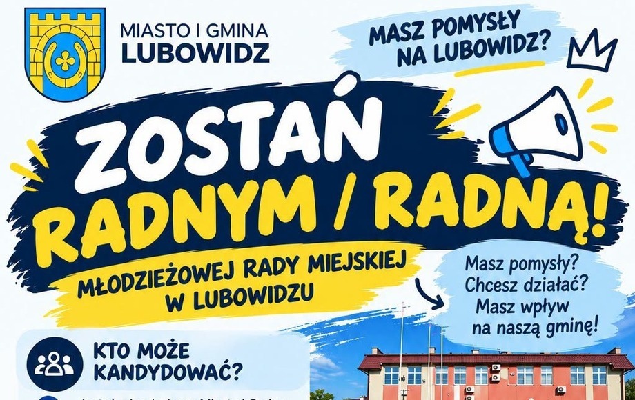 Nabór kandydatów do Młodzieżowej Rady Miejskiej w Lubowidzu